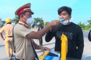 Trạm kiểm soát giao thông Ngã 3 Thái Lan (Quốc lộ 51) - thực hiện tốt công tác đảm bảo trật tự an toàn giao thông trên địa bàn
