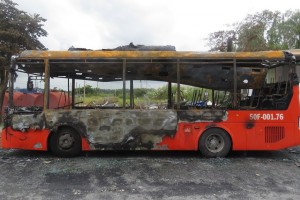 Bắt tạm giam nghi phạm phóng hỏa đốt xe Phương Trang ở bến