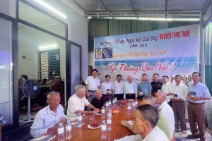 Lễ tưởng niệm 15 năm ngày mất của ông Nguyễn Tùng Trân và Ra mắt tập thơ văn “Gió thoảng qua vườn”