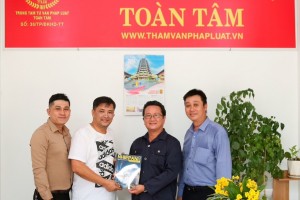Trung tâm tư vấn pháp luật Toàn Tâm ký thỏa thuận tham vấn, hỗ trợ pháp lý cho Công ty Mays Ruviteks
