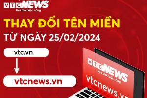 Báo điện tử VTC News đổi tên miền vtc.vn sang vtcnews.vn
