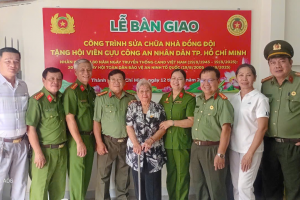 TP Hồ Chí Minh bàn giao 'Mái ấm nghĩa tình' cho hai hội viên Hội Cựu CAND có hoàn cảnh khó khăn
